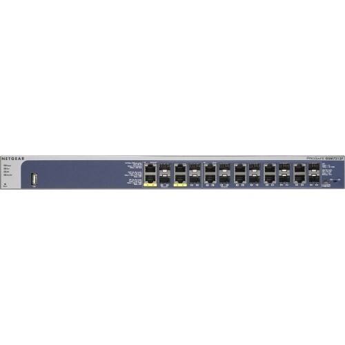 Front Standard. NETGEAR - ProSafe GSM7212P Ethernet Switch.