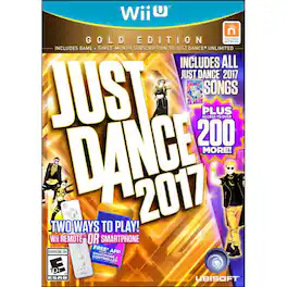 Just Dance 2017 Gold Edition (Includes Just Dance Unlimited subscription) - Nintendo Wii U