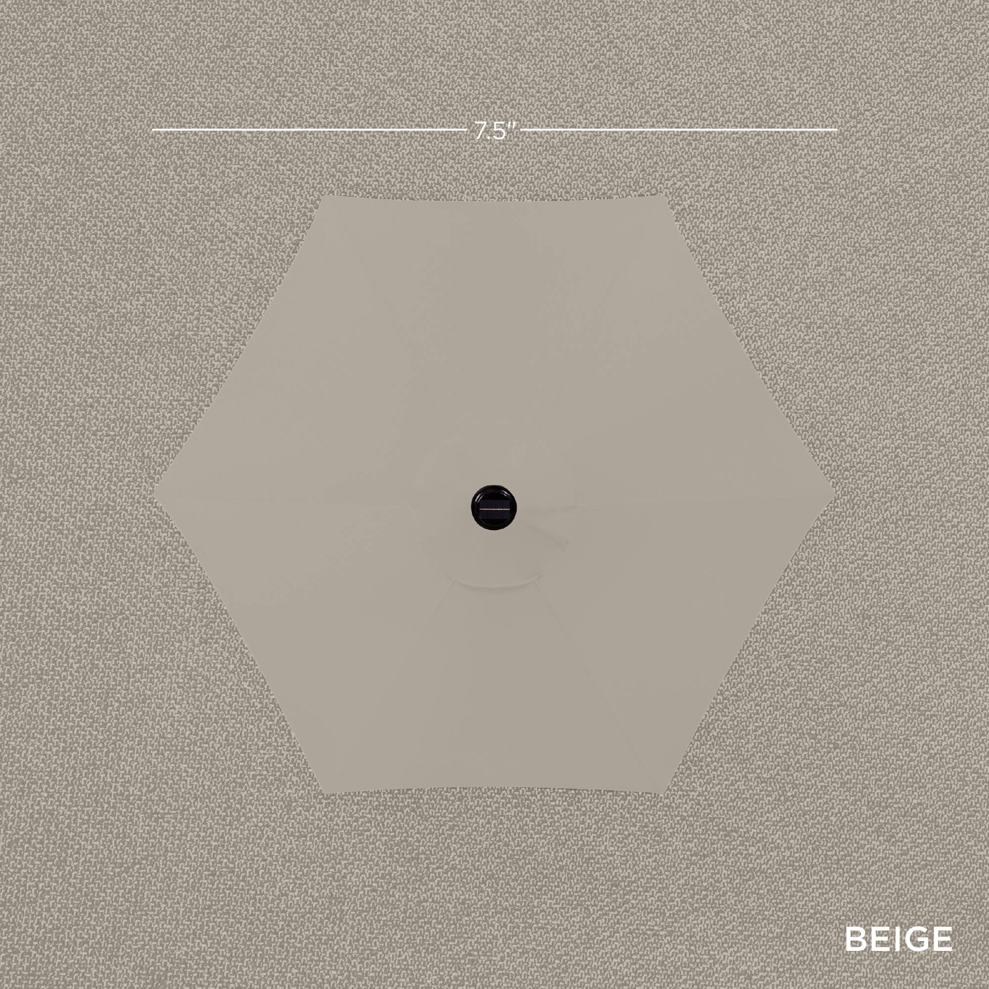 The text on the image is "7.5" BEIGE."