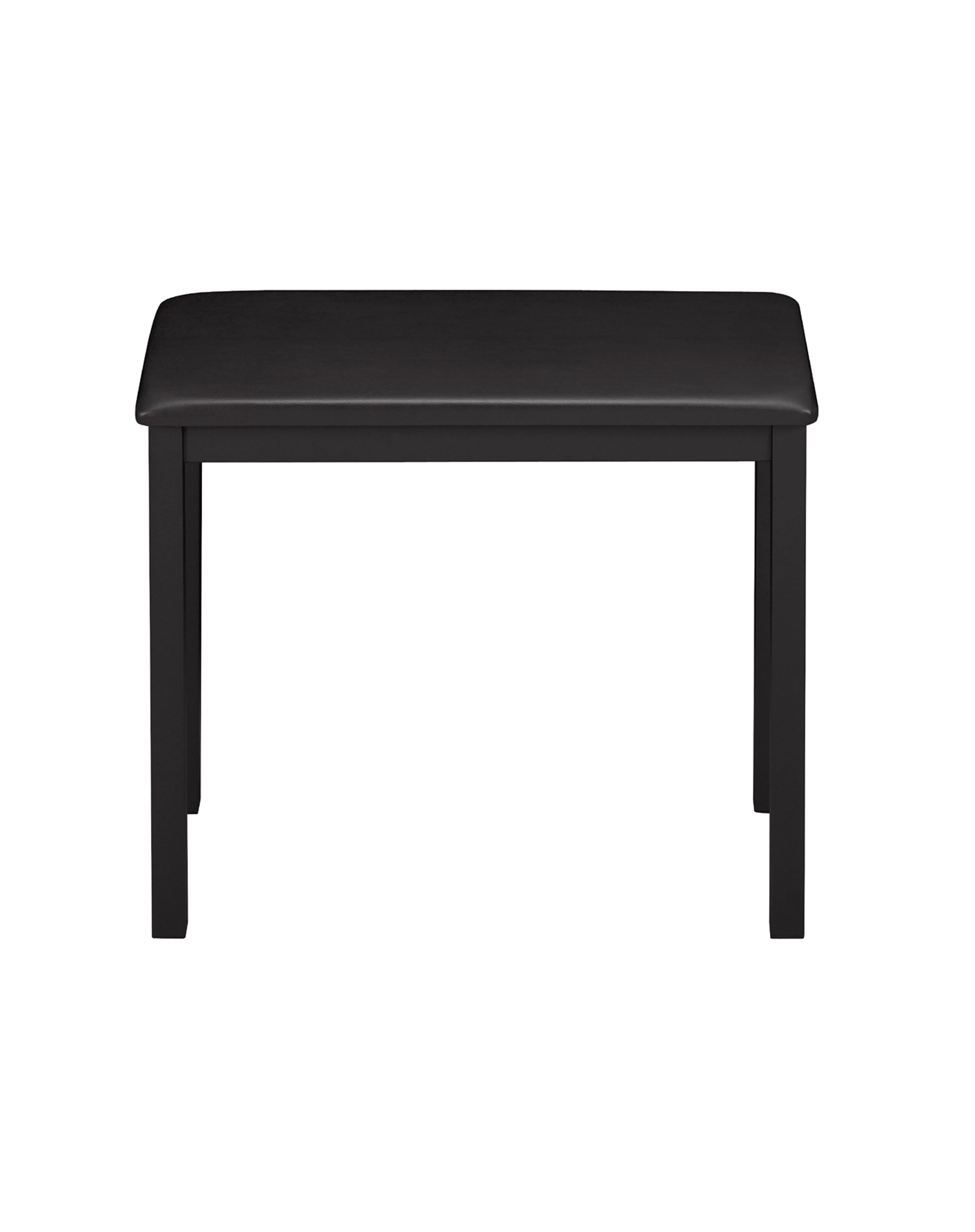 Front. Casio - CB7 Digital Piano Bench - Black.