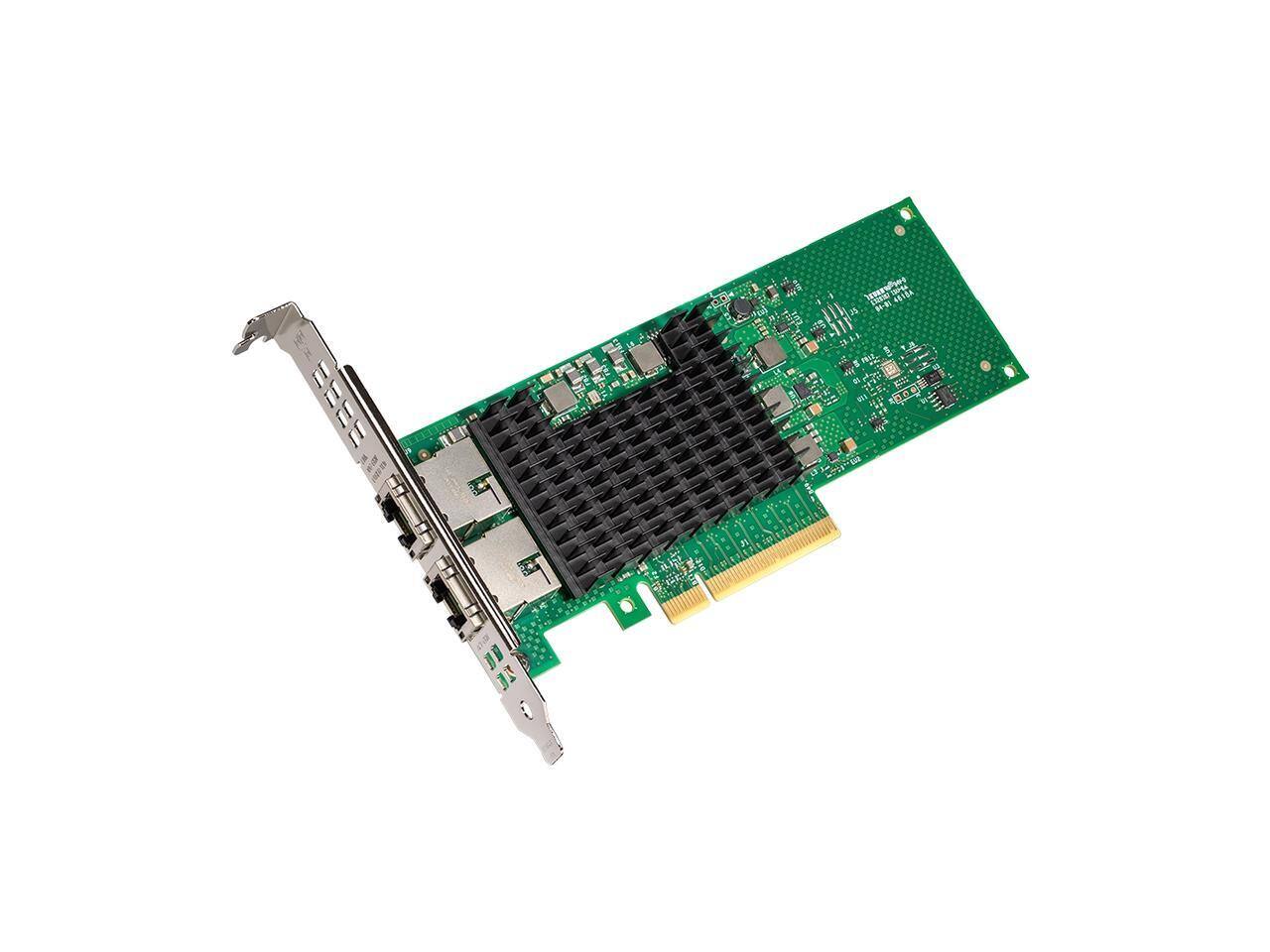 Front. Intel - Intel X710-T2L Dual-port 10GBASE-T Adapter | X710T2L - Black.