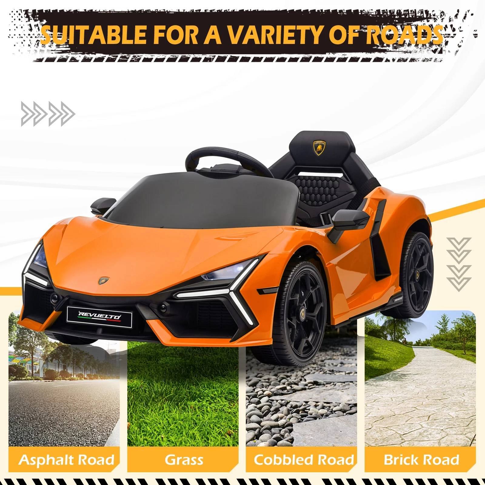 SUITABLE FOR A VARIETY OF ROADS

REVUELTO

Asphalt Road  
Grass  
Cobbled Road  
Brick Road