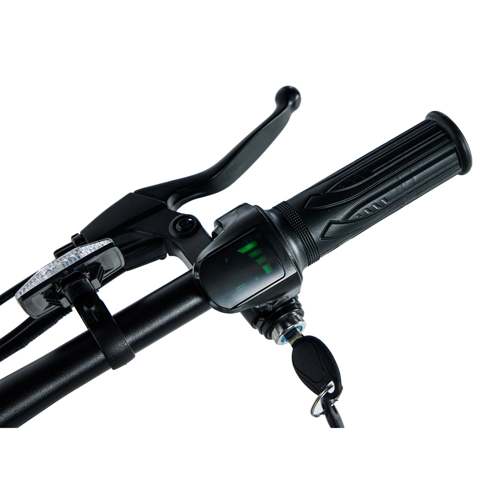 Alt View 2. GoPowerBike - GoPowerBike GoBlitz Compact Lightweight Foldable Adult Mini E-Bike | Silver - Silver.