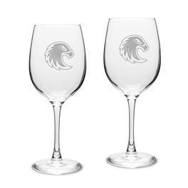 Jardine - Augsburg University 16oz. Two-Piece Traditional White Wine Glass Set - Multicolor