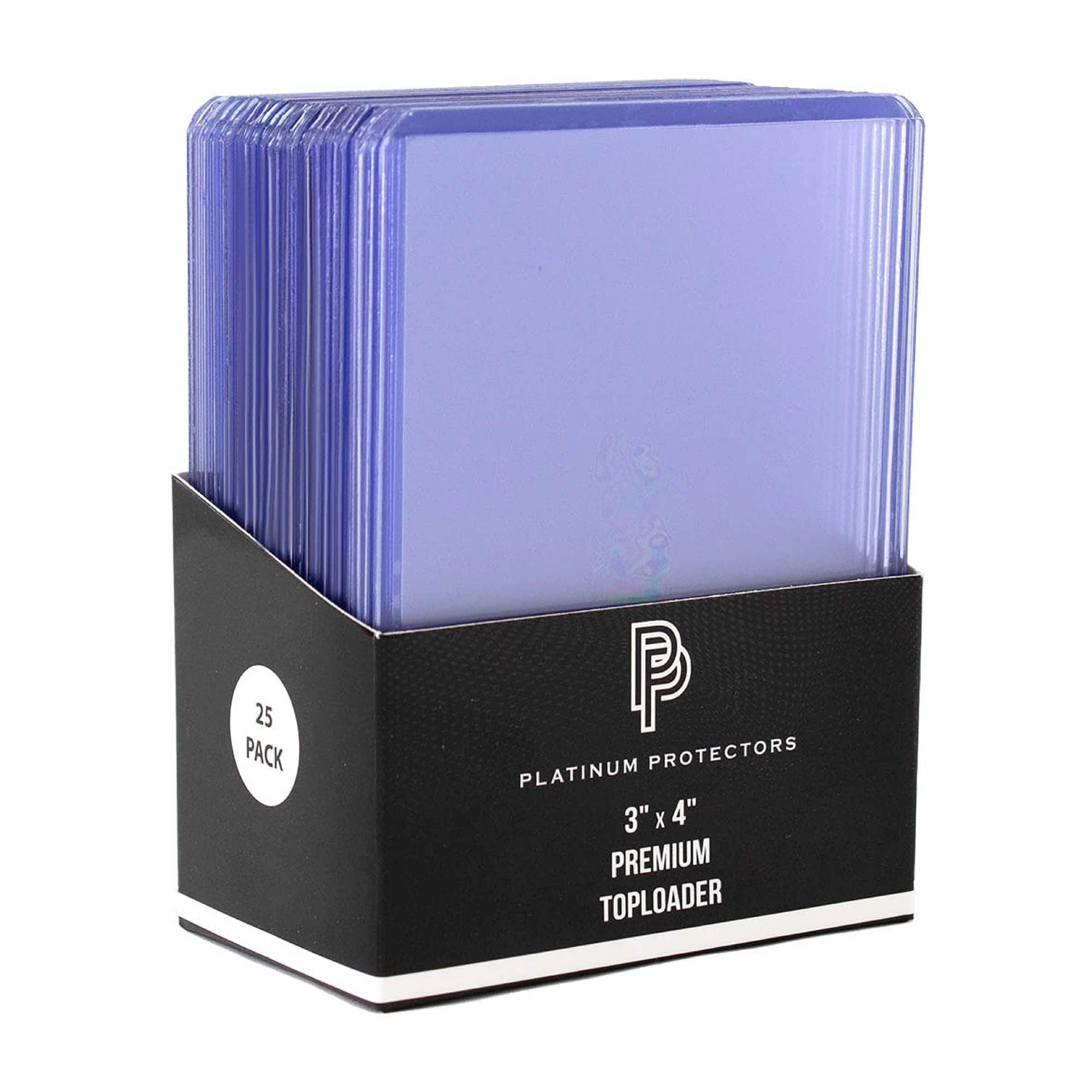 Platinum Protectors - Toploaders for Trading Cards, TCG and Other Sports Cards Plastic Sleeve Holders - Clear