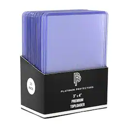 Platinum Protectors - Toploaders for Trading Cards, TCG and Other Sports Cards Plastic Sleeve Holders - Clear