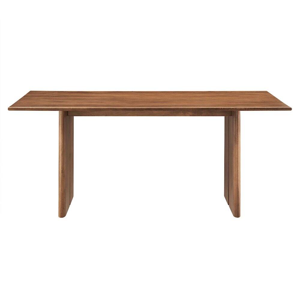 Alt View 4. Modway - Amistad 72" Dining Table - Brown.