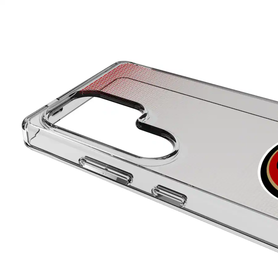 Keyscaper NFL San Francisco 49ers Linen Logo Galaxy Clear Case S24 Plus keyscaper-nfl-san-francisco-49ers-linen-logo-galaxy-clear-case-s24-plus