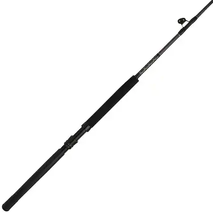 Front. PENN - Penn Ally II Straight Butt Conventional Boat Rod, 6 Feet, Loads Up To 40 Pounds - Black.