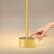 Back. ONEWISH - 2-Pack Gold Cordless LED Table Lamp – Rechargeable Touch Control Night Light, Perfect Holiday Home Décor & Gift - Gold.