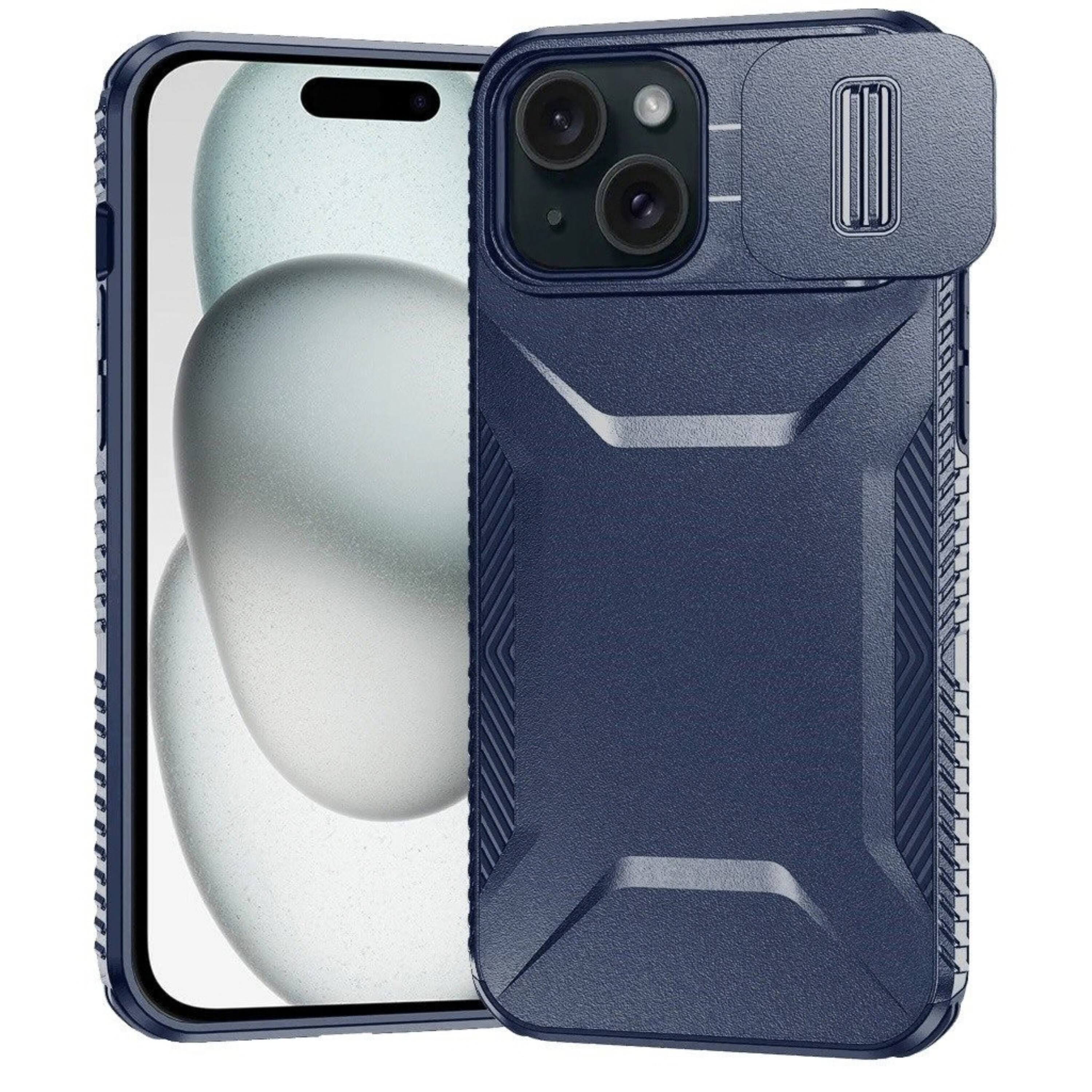 Kitcheniva Rugged Side Grip Sliding Lens Cover Phone Case With 2 ...
