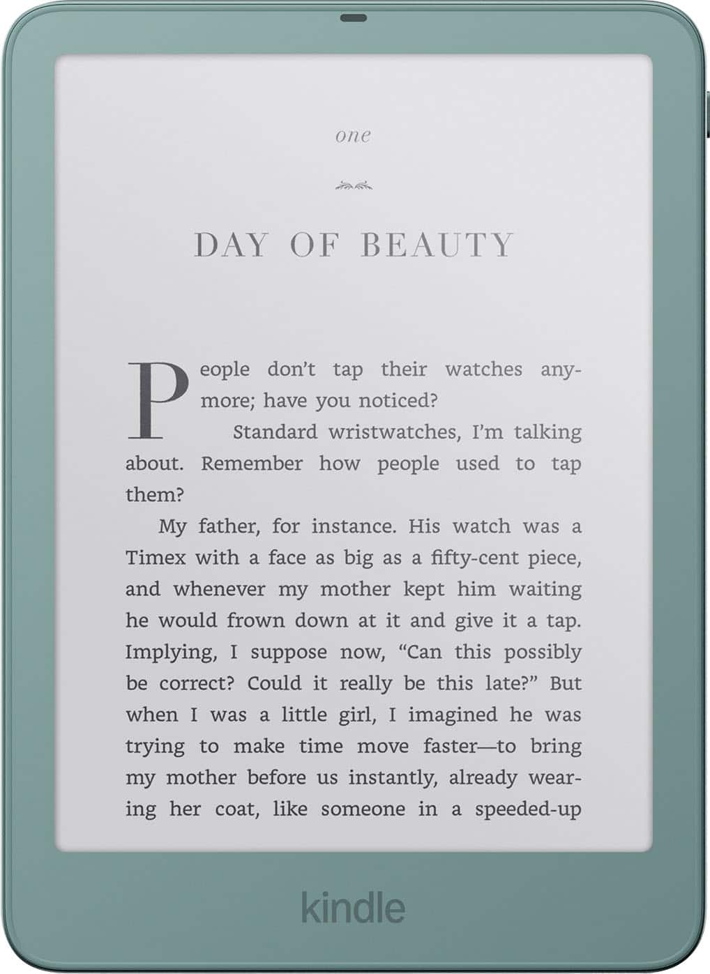 Amazon - Kindle Paperwhite Signature Edition 32GB (newest model) new 7″ aluminum design, Auto-adjusting front light - 2026 - Seaglass Green