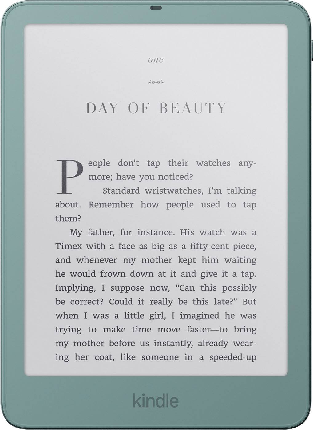 Amazon - Kindle Paperwhite Signature Edition 32GB (newest model) new 7″ aluminum design, Auto-adjusting front light - 2026 - Seaglass Green