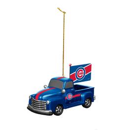 Evergreen Enterprises - Chicago Cubs 3" Rally Truck Two-Piece Ornament Set - Multicolor
