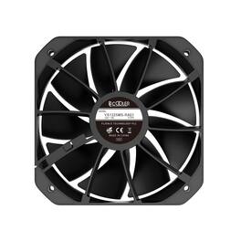PCCOOLER - G6BK High Performance Hydro Bearing 4 Pin PWM CPU Cooler - Black