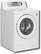 Angle Standard. LG Electronics - 3.7 Cu. Ft. Front-Loading 5-Speed Washer - White.