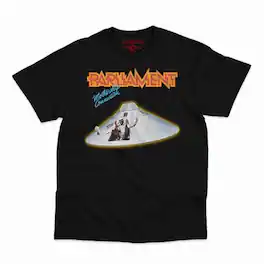 PopMarket - Parliament - Parliament - Mothership Connection Album Cover - Heavy Cotton T-Shirt - 2XL Black - APPAREL - Multicolor