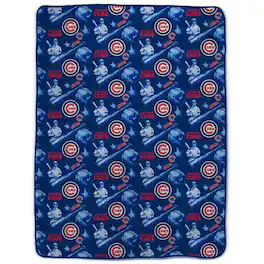 Pegasus - Chicago Cubs Tonal Slugger Ultra Cozy Oversized Blanket - Multicolor