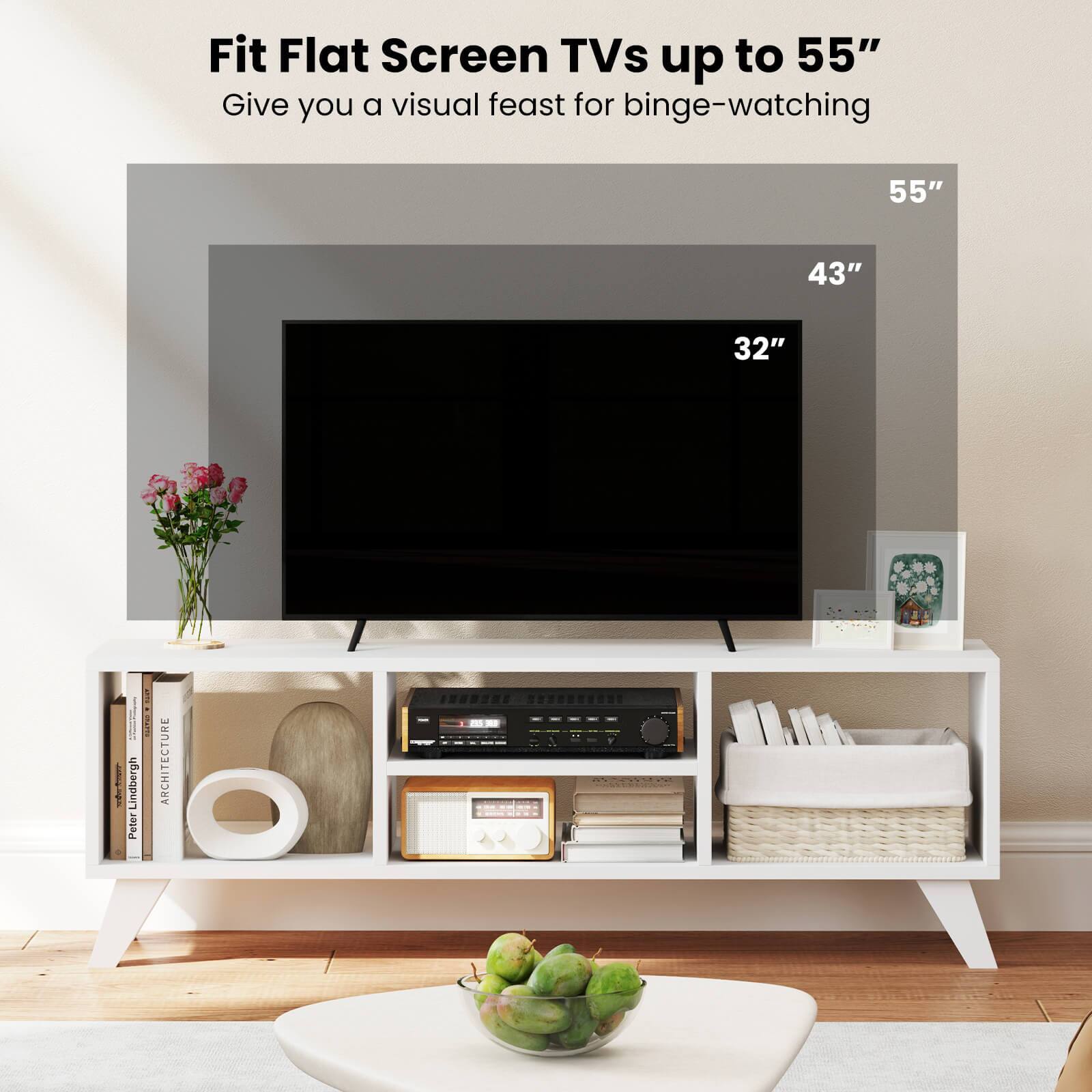 Fit Flat Screen TVs up to 55" Give you a visual feast for binge-watching 55" 43" 32" . A Lindbergh Peter ARCHITECTURE n