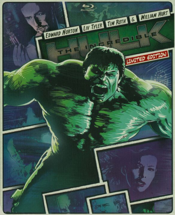  The Incredible Hulk [SteelBook] [Includes Digital Copy] [Blu-ray/DVD] [2 Discs] [2008]