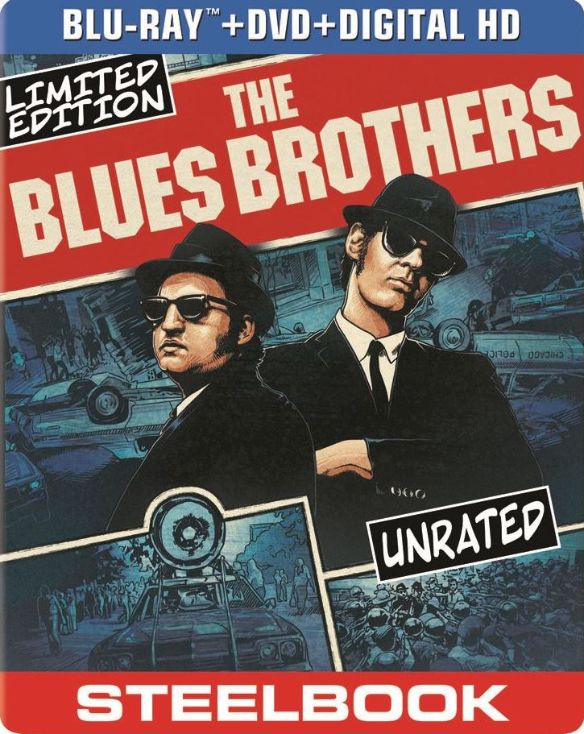  The Blues Brothers [2 Discs] [Includes Digital Copy] [UltraViolet] [SteelBook] [Blu-ray/DVD] [1980]