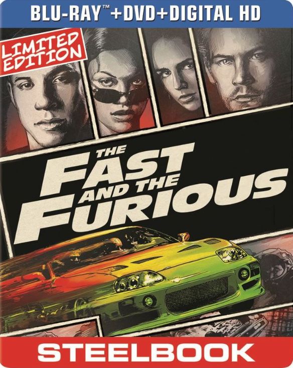 The Fast and the Furious [2 Discs] [Includes Digital Copy] [SteelBook] [Blu-ray/DVD] [2001]