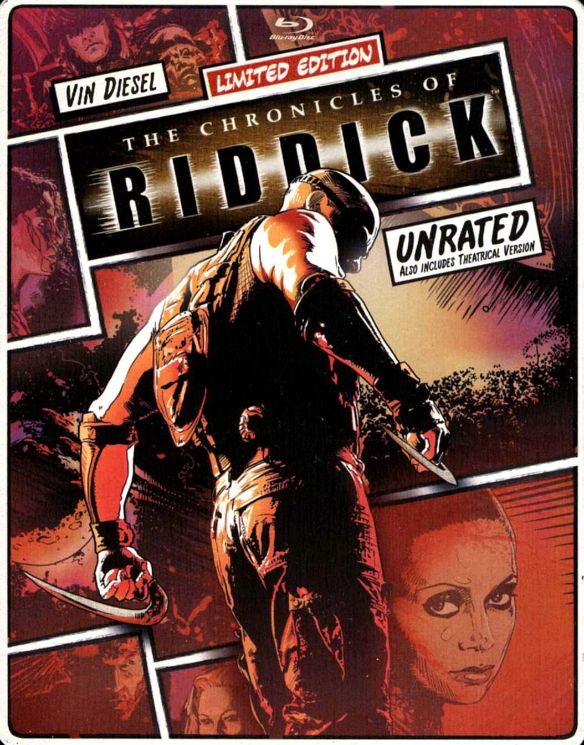  The Chronicles of Riddick [Includes Digital Copy] [SteelBook] [Blu-ray/DVD] [2 Discs] [2004]