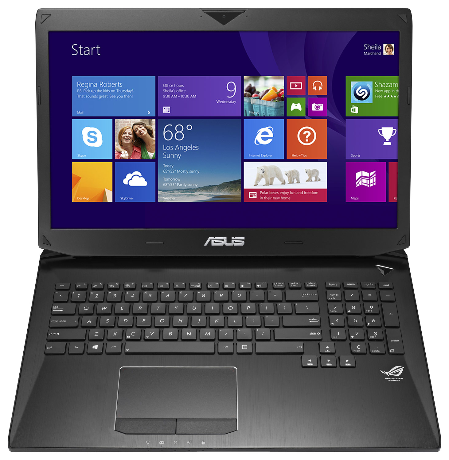 violación equilibrado teatro ASUS ROG 17.3" Laptop Intel Core i7 12GB Memory 1TB Hard Drive Black  G750JMDS71 - Best Buy