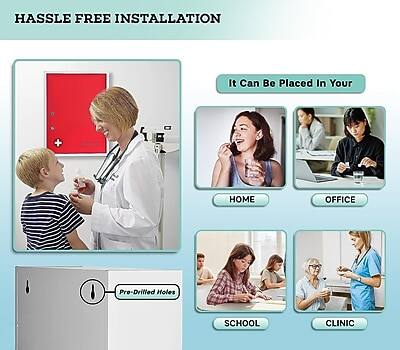 HASSLE FREE INSTALLATION

It Can Be Placed In Your

HOME
OFFICE
SCHOOL
CLINIC

Pre-Drilled Holes
