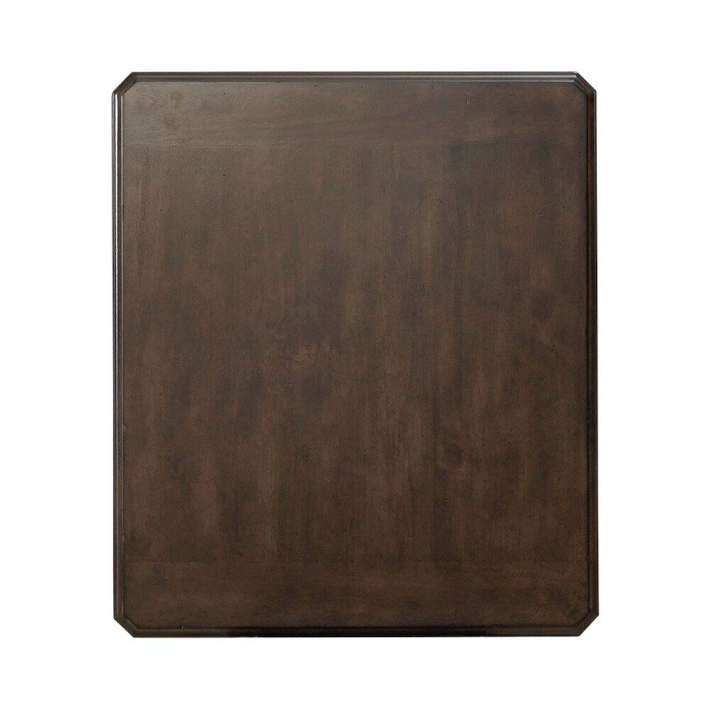 Angle. Liberty Furniture Industries - Arden Road Living Room Drawer End Table - Satin Cherry - Satin Cherry Brown.