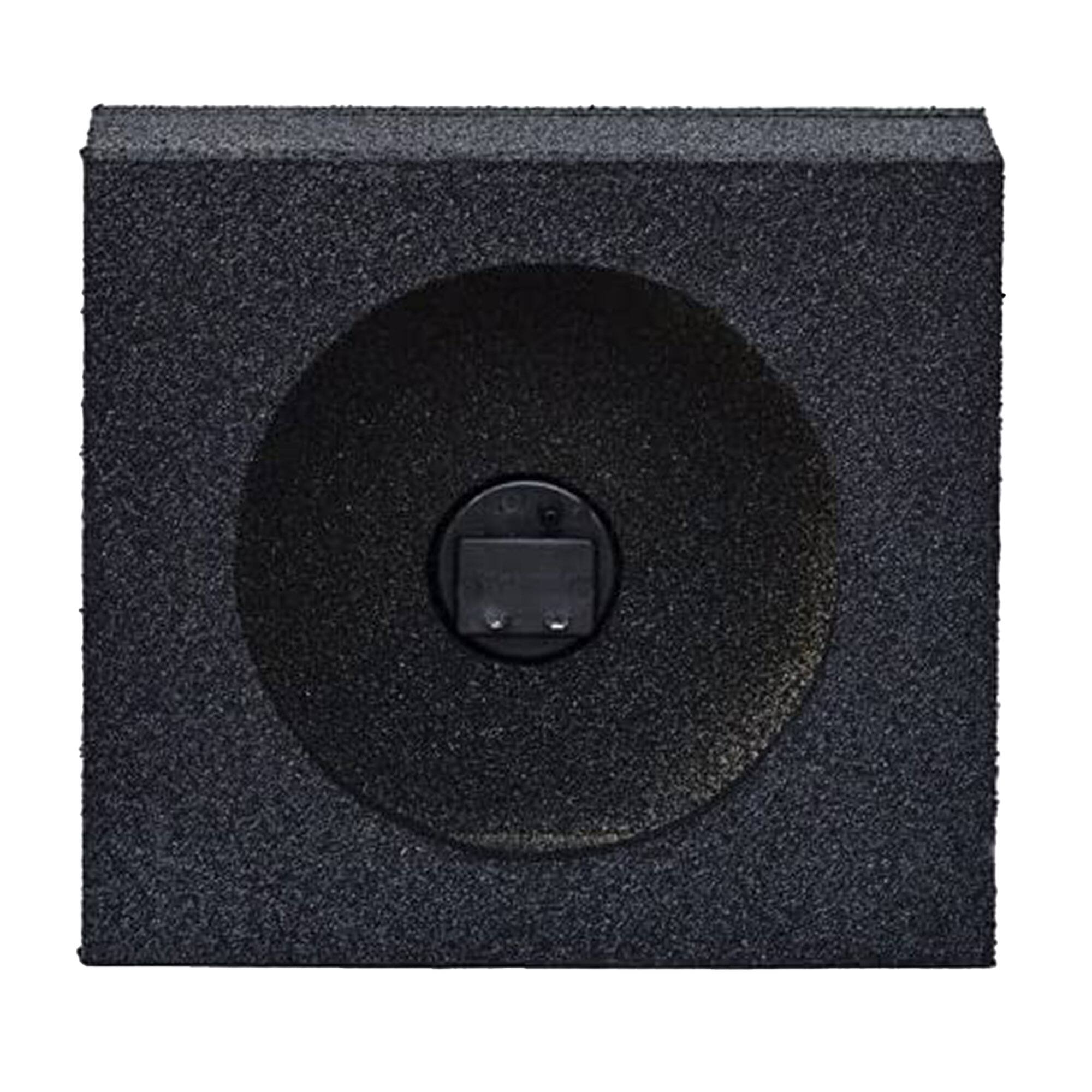 Alt View 4. QPower - QPower QBomb QBTW6.5 Single 6.5" Bedliner Spray Car Speaker Enclosures, 2 Pack - Black.