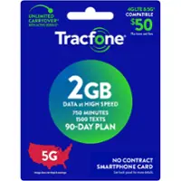 Tracfone - $50 Smartphone 2 GB of data 90-Day - Prepaid Plan (Email Delivery) [Digital] - Front_Zoom