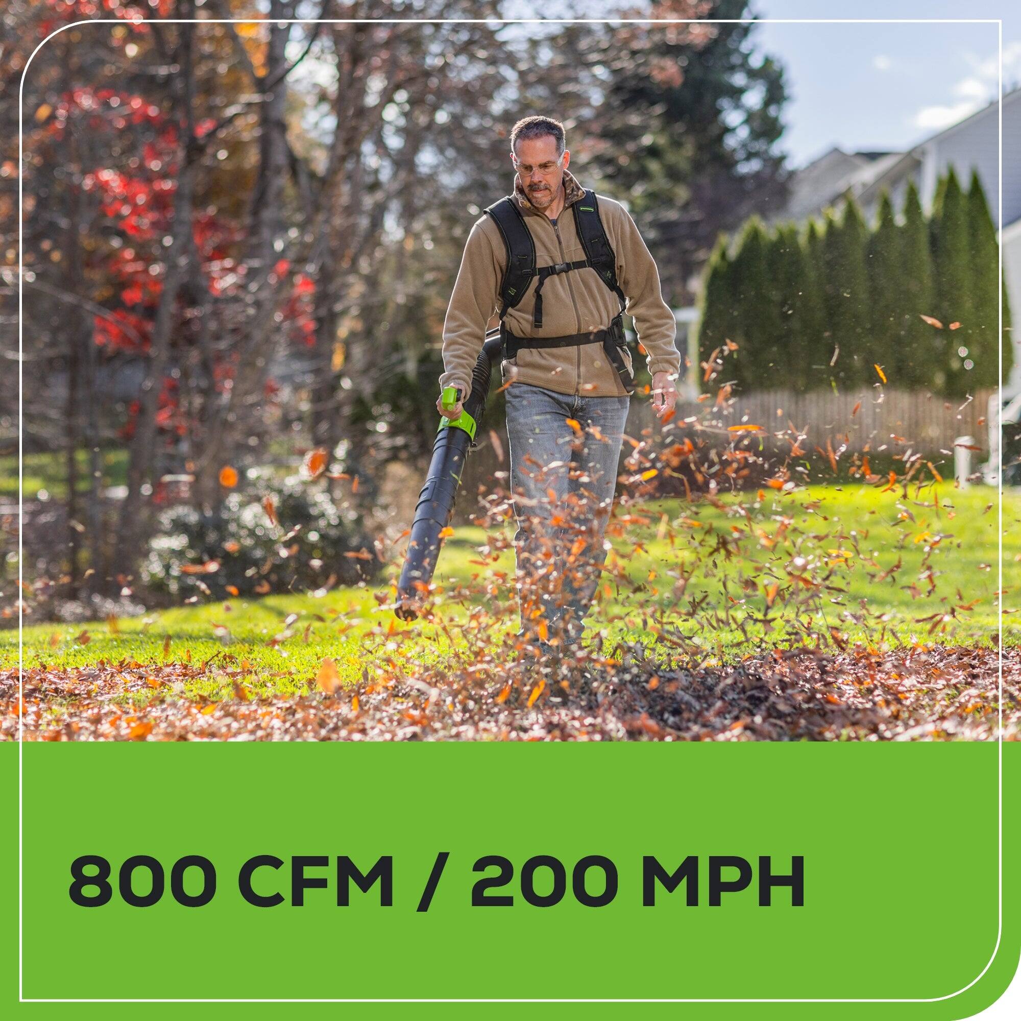 800 CFM / 200 MPH