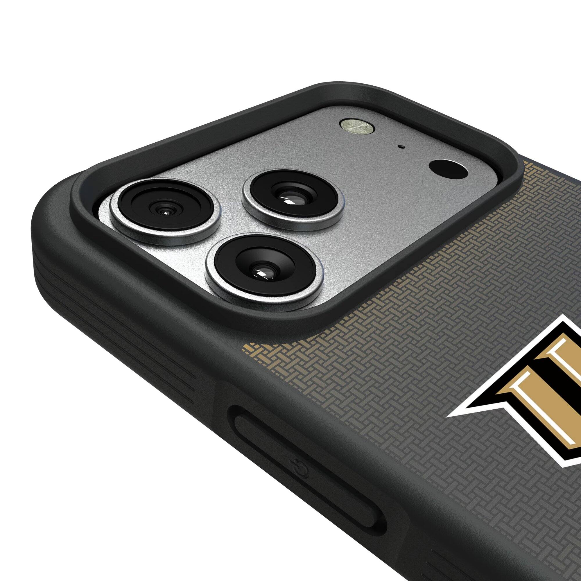 Alt View 2. Keyscaper - UCF Knights Bump Case with 8.2ft Drop Protection - 15 Plus - Black.