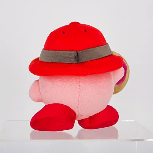 Alt View 3. Nintendo - Sanei Boeki KP63 Kirby All Star Collection Ranger Kirby Plush Toy, Size S, Height 5.7 inches (14.5 cm).