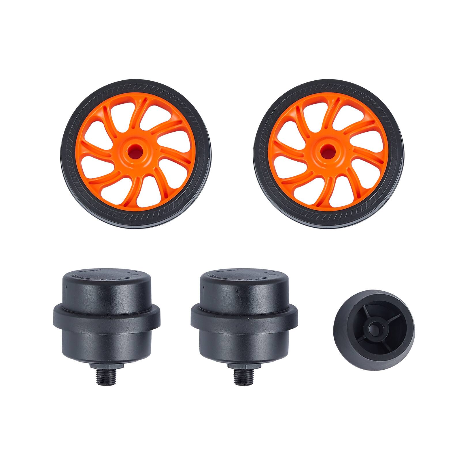 Alt View 5. VEVOR - 4.8 Gallon Air Compressor, 1.2HP 2.2 CFM@90PSI Oil Free Air Compressor Tank & Max. 116PSI Pressure, 70 dB Ultra Quiet - Black;Orange.