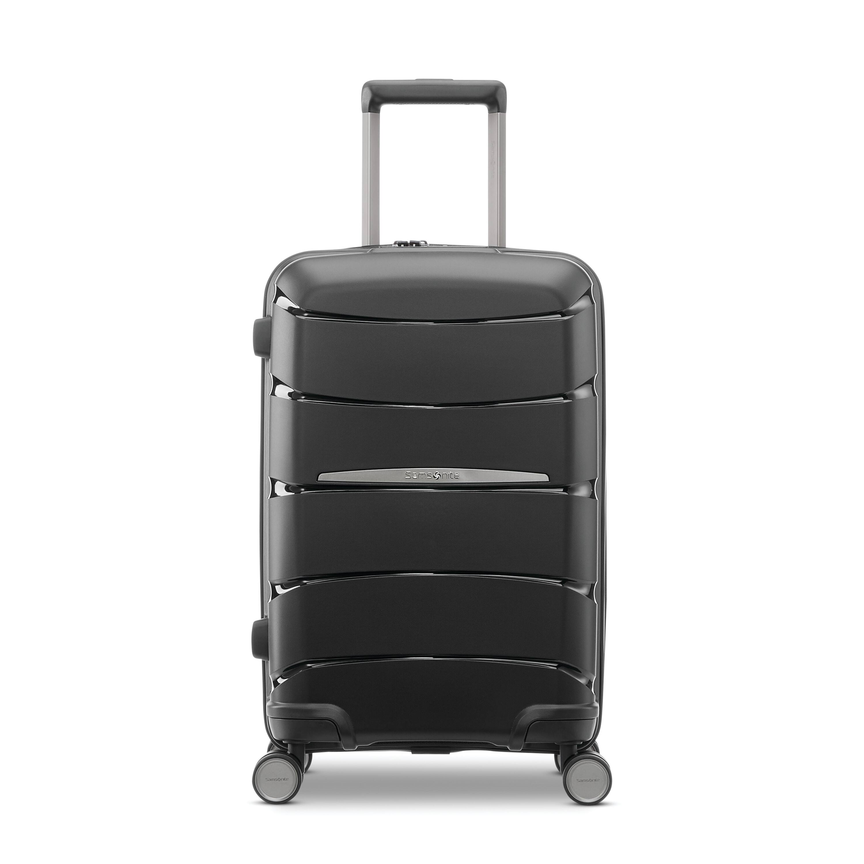 Back. Samsonite - Outline Pro 22x14x9 Spinner Carry On Suitcase - Midnight Black.