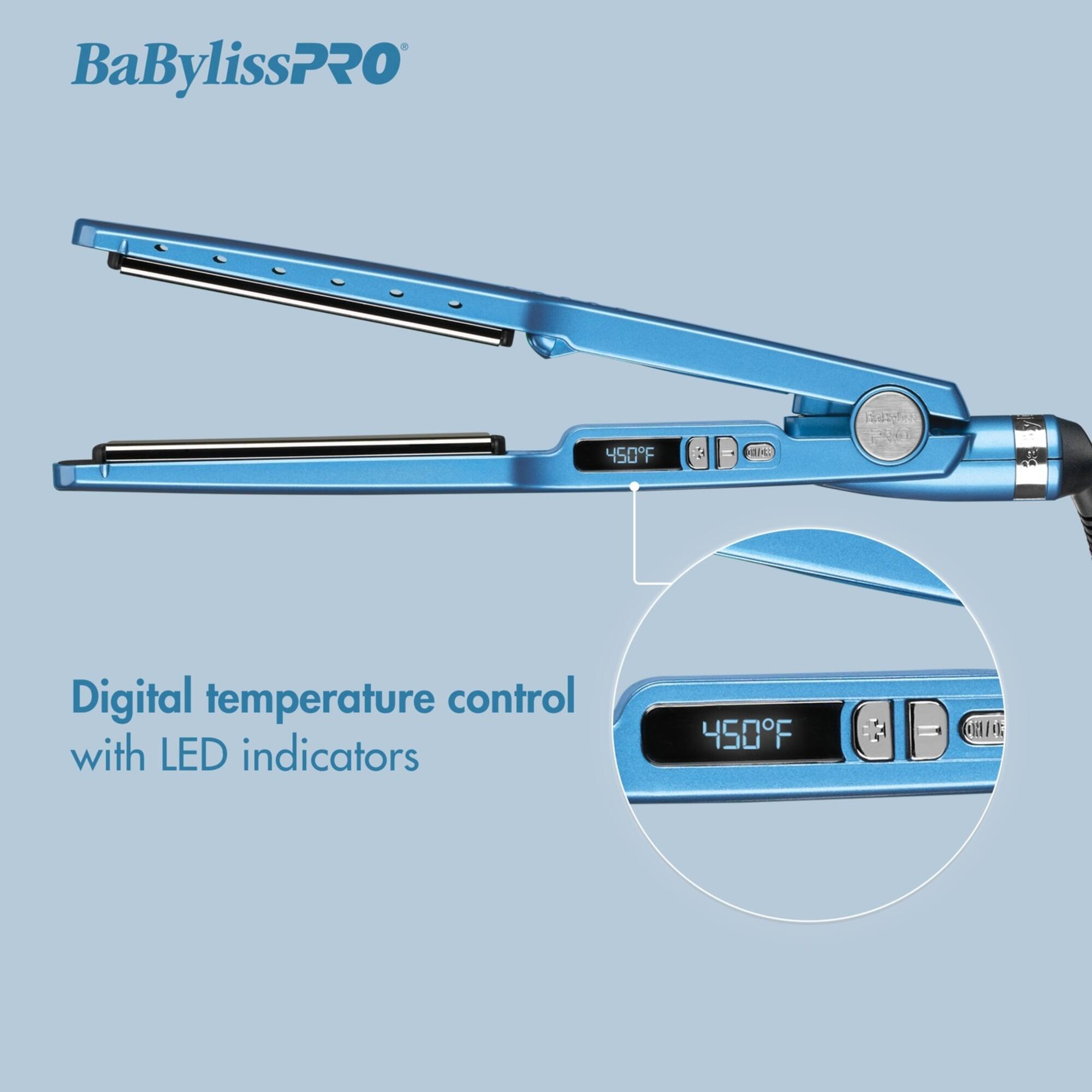 BaBylissPRO 450F  
Digital temperature control with LED indicators
