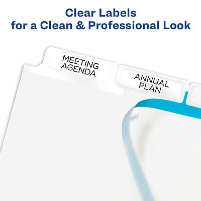 Clear Labels for a Clean & Professional Look

MEETING AGENDA

ANNUAL PLAN