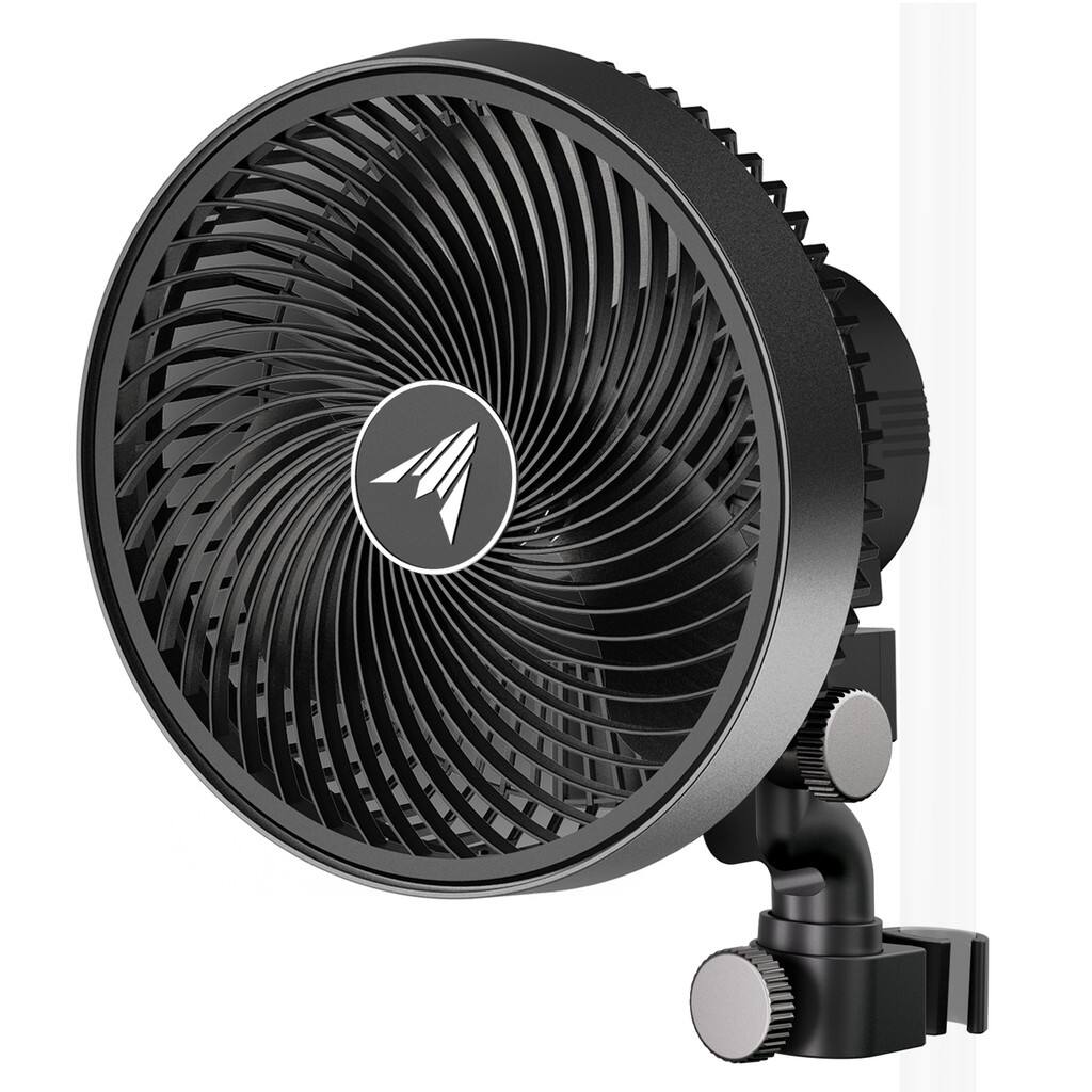 Front. AC Infinity - Grow Tent 9 in. Oscillating Clip Fan with 10 Speeds and Dynamic Wind.