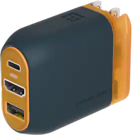 Genki - Covert Dock 3 (Global Edition) - 65W Charger with Integrated Universal Docking for the Nintendo Switch 2 - Black