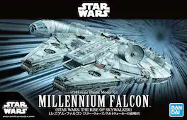 Bandai - Star Wars Millennium Falcon The Rise of Skywalker 1/144 Scale - COLLECTIBLES - Multicolor
