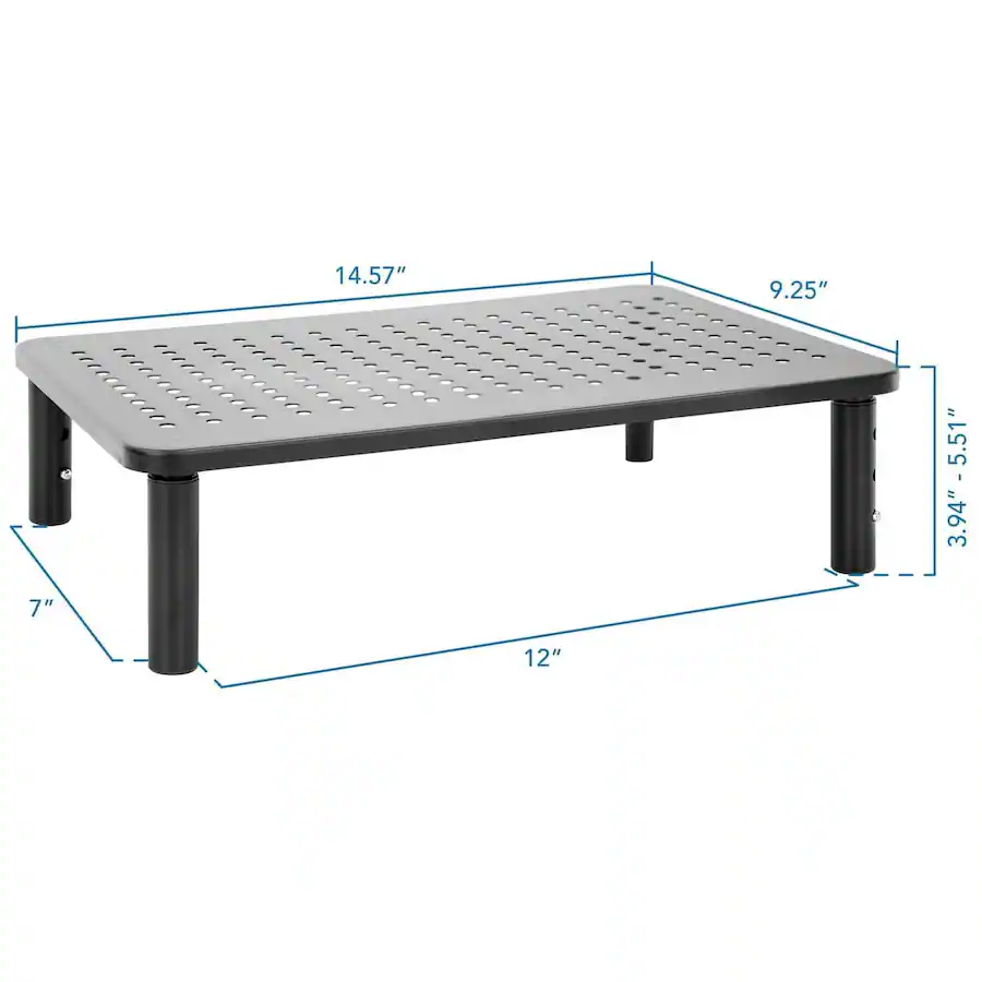 Small Desktop Riser Stand Mount It! Adjustable Desktop Riser 2 Pack & Stand for Monitors and ...