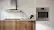 Bosch is the brand of the oven and stove in the image.