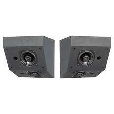 Front. BIC America - RtR Elite S3070 4.5" 100W Dual-Angle On-Wall Surround Speakers, Dolby Atmos, Horizontal & Vertical Mounting, 8 Ohm - Matte Black.