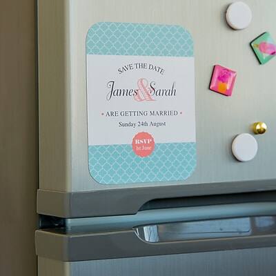 SAVE THE DATE  
James & Sarah  
ARE GETTING MARRIED  
Sunday 24th August  
RSVP  
by June