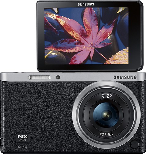 Samsung NX Mini Mirrorless Camera with 9mm Lens Pink EV-NXF1ZZB1QUS - Best  Buy