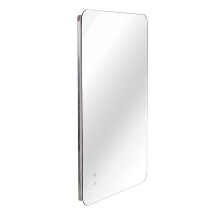 Front. Ecooso - 24x36in LED Bathroom Mirror, Rectangular Backlit Vanity Wall Mirror with Anti-Fog - Clear.