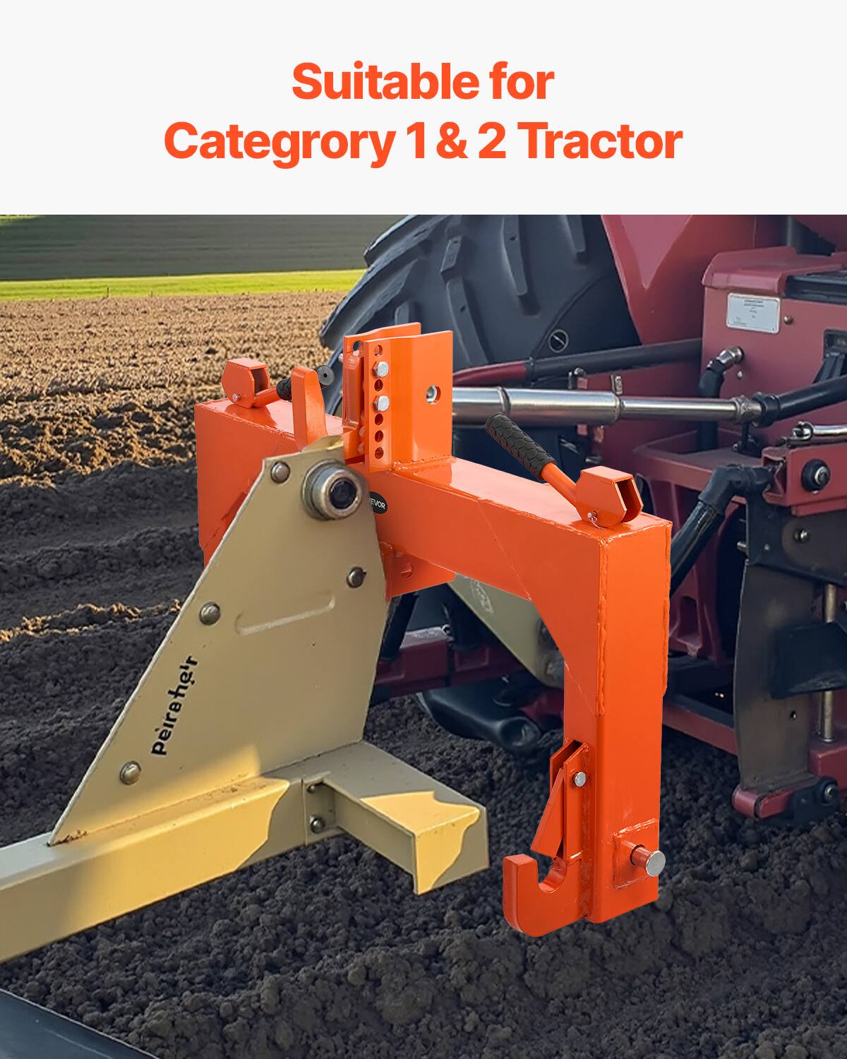 Suitable for Category 1 & 2 Tractor