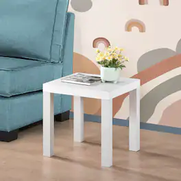 Kings Brand Furniture - Zayne Modern End Table - White